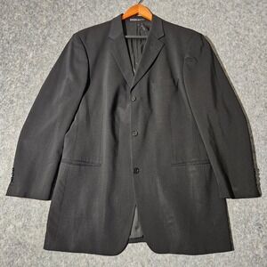 BOSS Hugo Boss Einstein/Beta Blazer Men 44L Black Virgen Wool Sports Jacket Coat